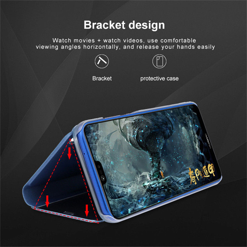 Plating Mirror Leather Flip Phone Cover For Apple Iphone 15 Pro Max Case Magnetic Book Stand Coque I Phone Iphone15 ProMax Plus