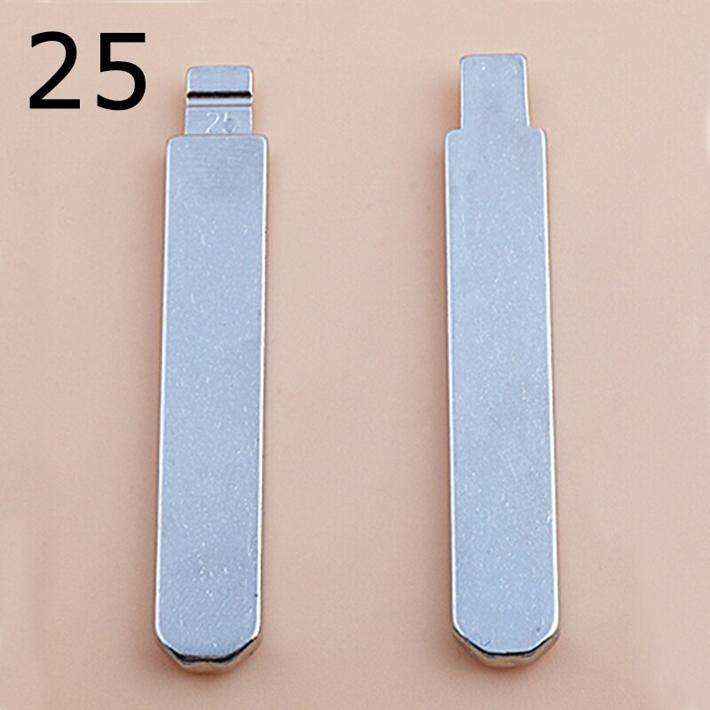 Remote Key Blade #4 #22 #25 #29 #39 #57 #69 #67 #62 Car key embryo Right Left Blade Car Key Embryo replacing the key head: 25