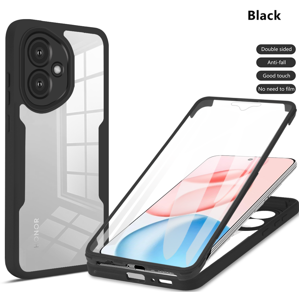 Funda protectora de cuerpo completo a prueba de golpes para Honor 400 Pro Honor 400 Lite 5G, Protector de pantalla, Fundas Coque Capa: Negro / Honor 400 Lite