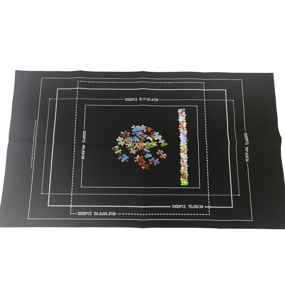 1Pc Felt Puzzles Mat Roll Up Play Storage Blanket for 1500/2000/3000/6000Pcs Jigsaw Puzzle Game Portable Travel Storage Bag