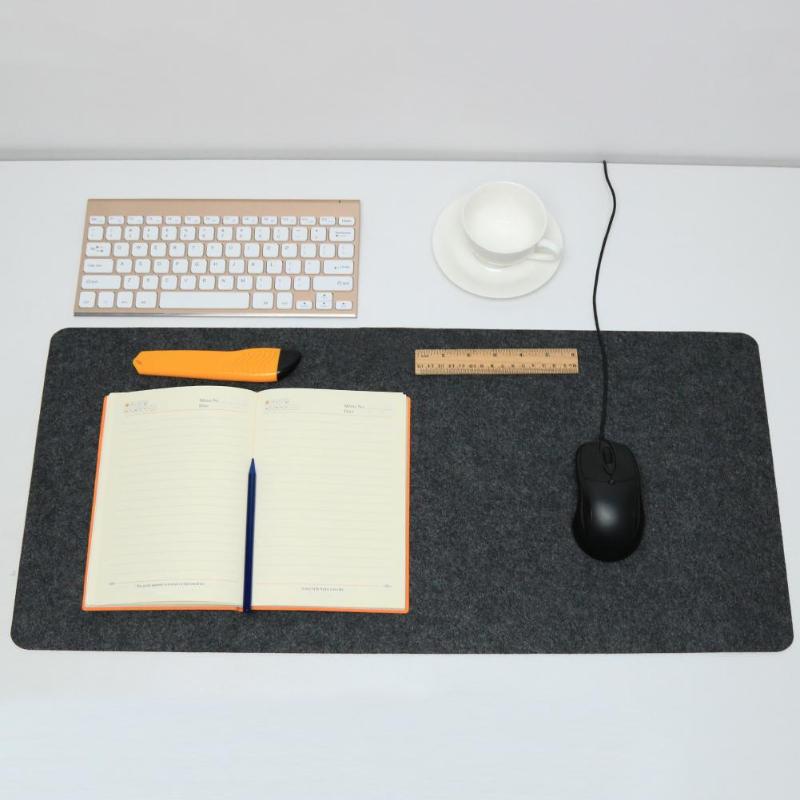 Office Computer Desk Mat Modern Table Mouse Pad Wool Felt Laptop Cushion Desk Mat Gaming Mousepad Mat 700x330mm