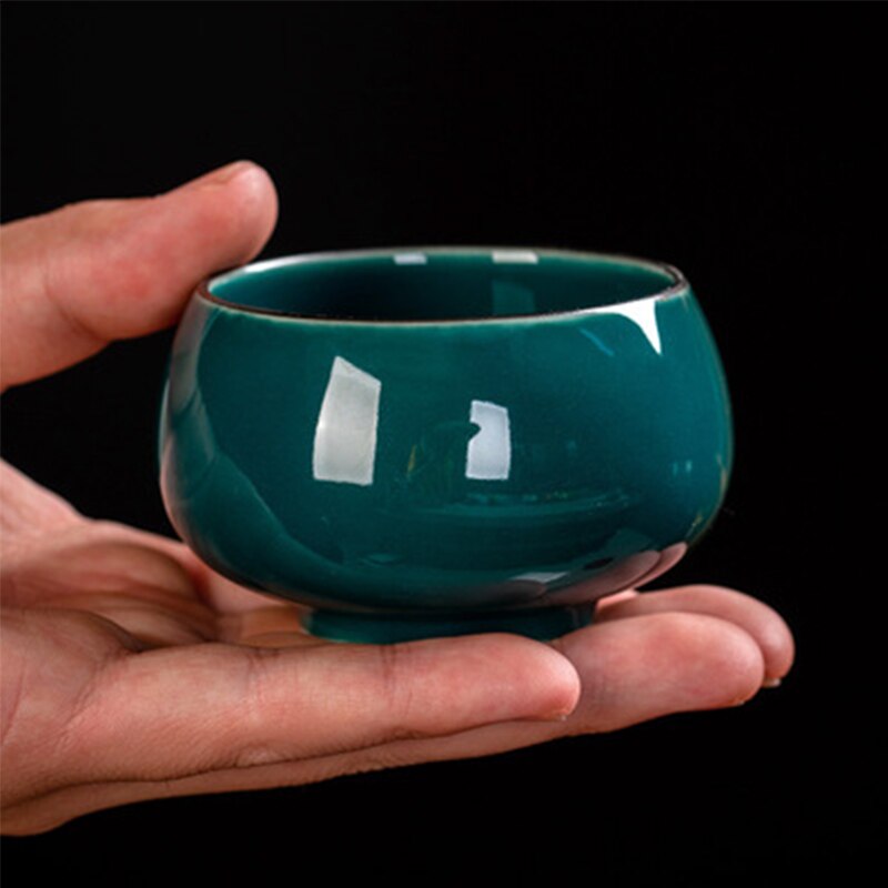 Ceramic Tea Cup Rainbow Cup Individual Single Cup Tea Cup Chinese Kung Fu Tea Set Tea Bowl Household Tea Table Tea Cup