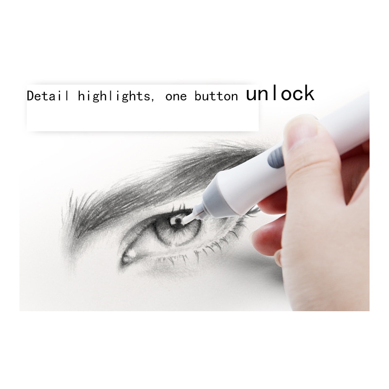 TENWIN elektrische gum top creatieve mode student gum gebruik batterij elektronische gum vergemakkelijken hoge activiteit