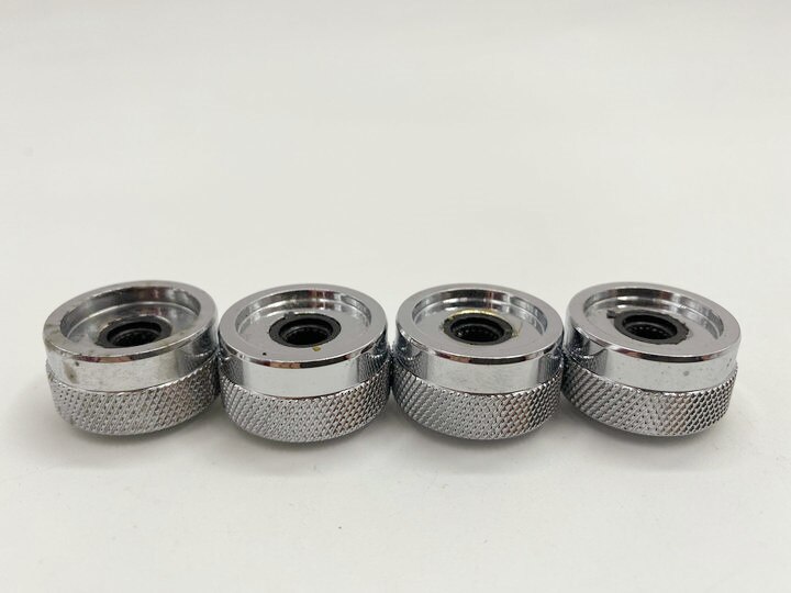 Bruns London Original electric guitar and bass Knobs Metal in chrome color Burns Control knobs