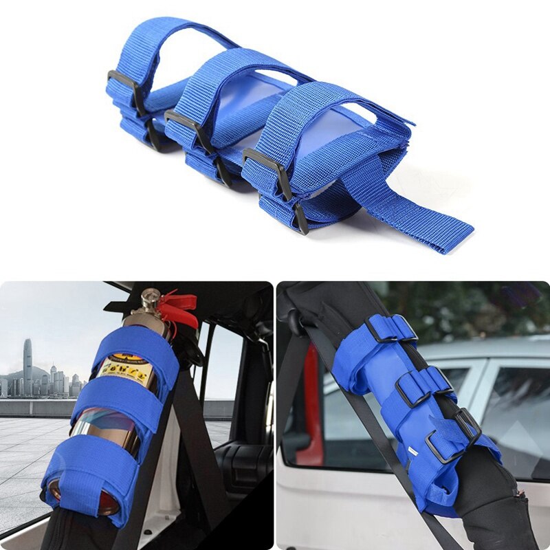 Brandblusserhouder, verstelbare brandblusserbevestigingsriem voor 1987 jeep wrangler jk jl tj cj yj