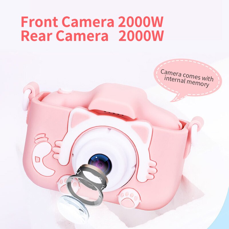 2.0 Inch Kids Digitale Camera Kinderen Camera 20MP 1080P Cartoon Leuke Foto Video Camera Speelgoed Voor Jongens Meisjes Kind