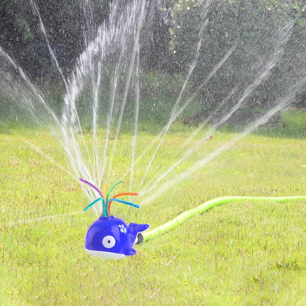 Animaux de compagnie arrière-cour jeu de douche en plein air jouer avec des Tubes de mouvement natation maison pelouse pour enfants en bas âge famille eau arroseur jouet dessin animé