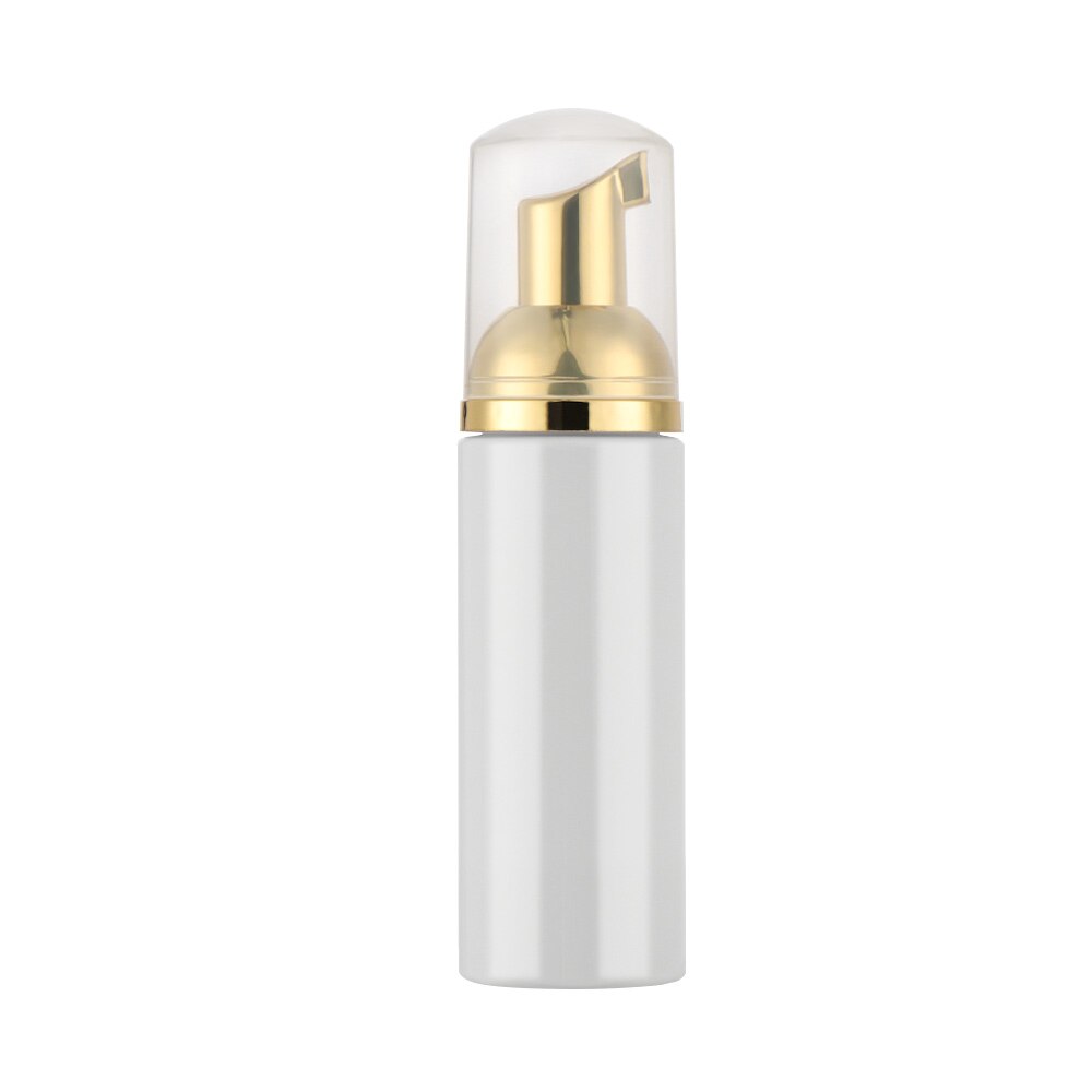 Plastic Soap Dispenser Foaming Bottle Pump Container Wash Hand Cleaner Soap Dispenser Foam Bottles Travel Accessories: Gold 50ml