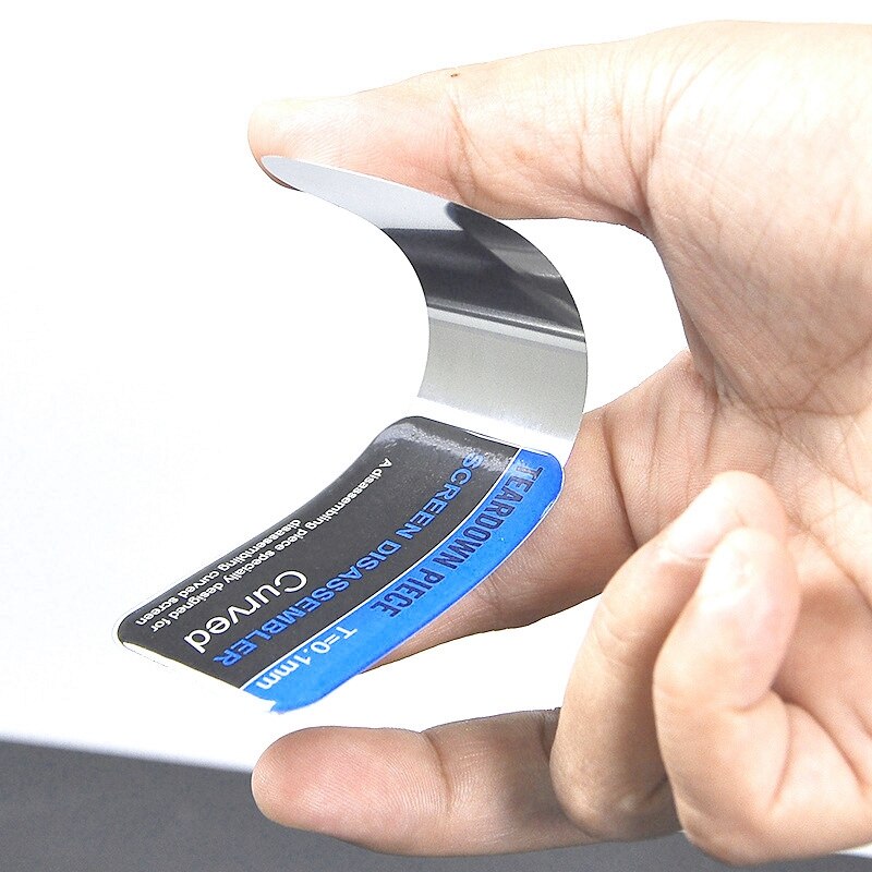 Mobile Phone Curved LCD Screen Spudger Opening Pry Card Tools Ultra Thin Flexible Mobile Phone Disassemble Steel Metal