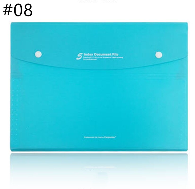 A4 File Organizer Document Houder 5-Layer Grote Capaciteit Bestanden Bag Pouch Uitbreiden Accordeon Mappen Waterdichte Office Supply: 08