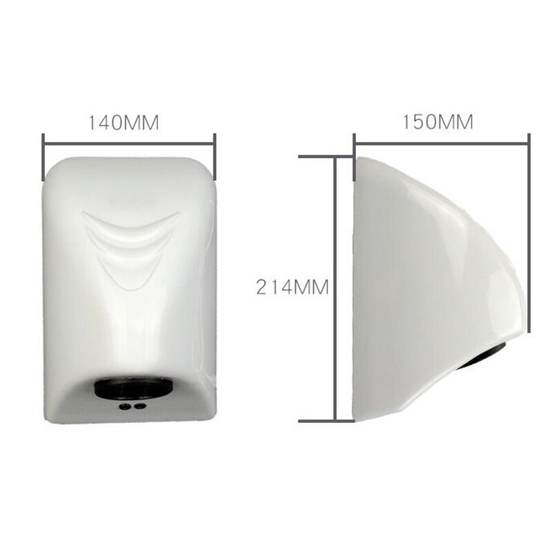 1000W Hand Dryer Household Hotel Hand Dryer Bathroom Hand Dryer Electric Automatic Induction Hands Drying Device Us Plug