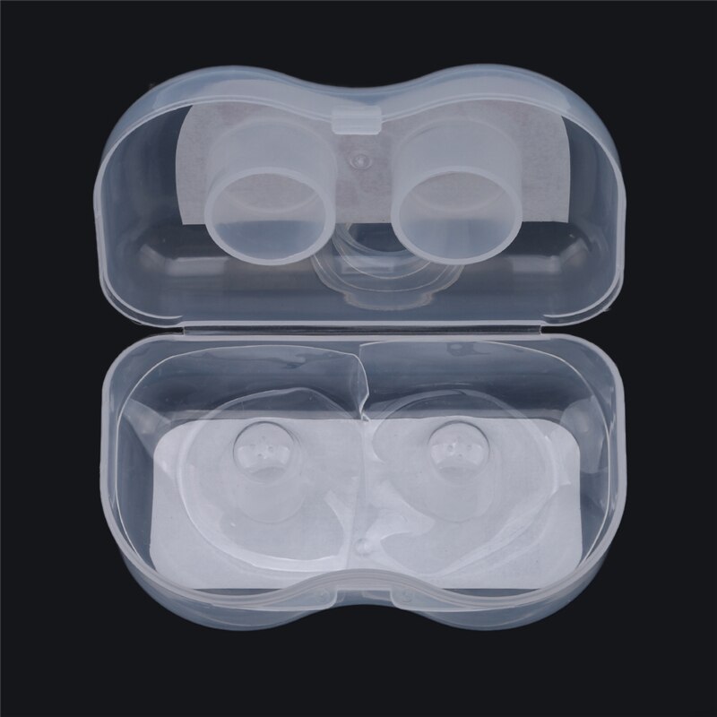 2Pcs Siliconen Tepelhoedje Silicagel Tepel Protector Baby Moedermelk Voeden Twee Per Doos Zwangere Vrouw