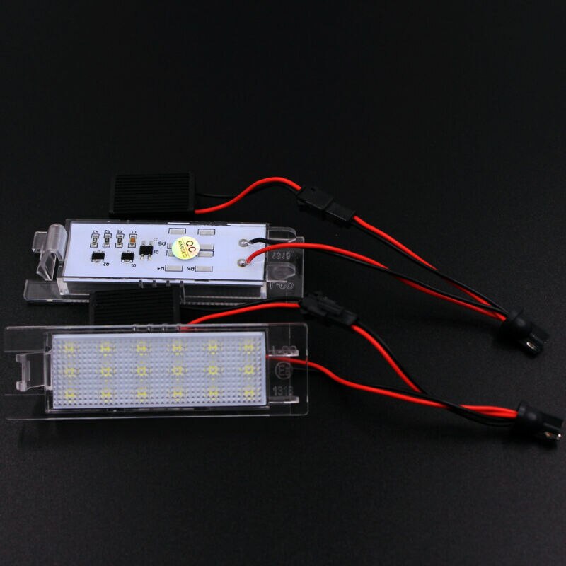 Lampadine Luce Della Targa 12V per fiat Grande Punto Marea Multipla 6500K auto Esterno