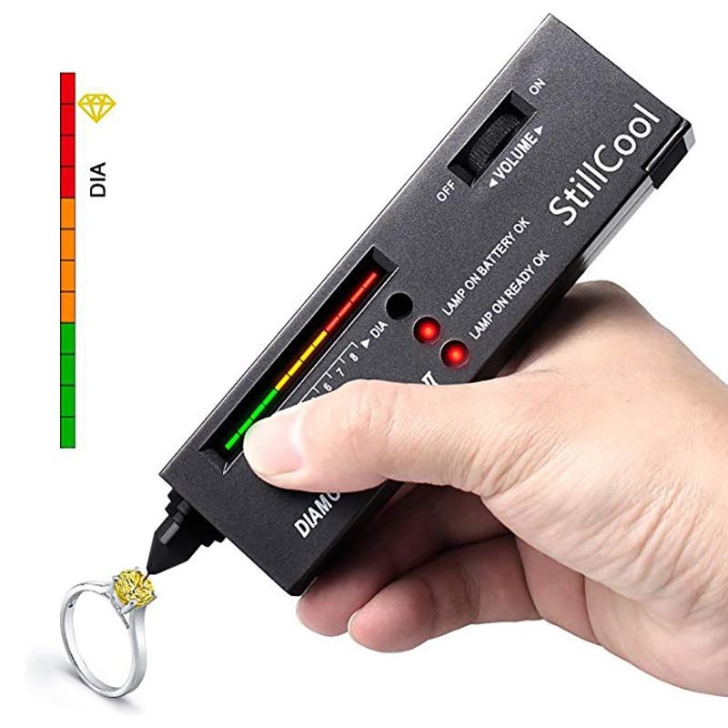 1PCS High Accuracy Diamond Tester Gemstone Gem Selector Jewelry Watcher Instrument Tool LED Diamond Indicator Test