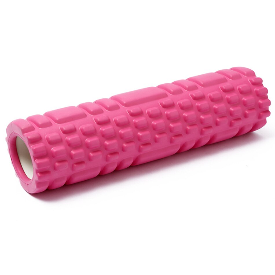 30cm mini foam roller pilates gym bruger rulle og hjemmetrænings foam roller miljøvenlig: Lyserød