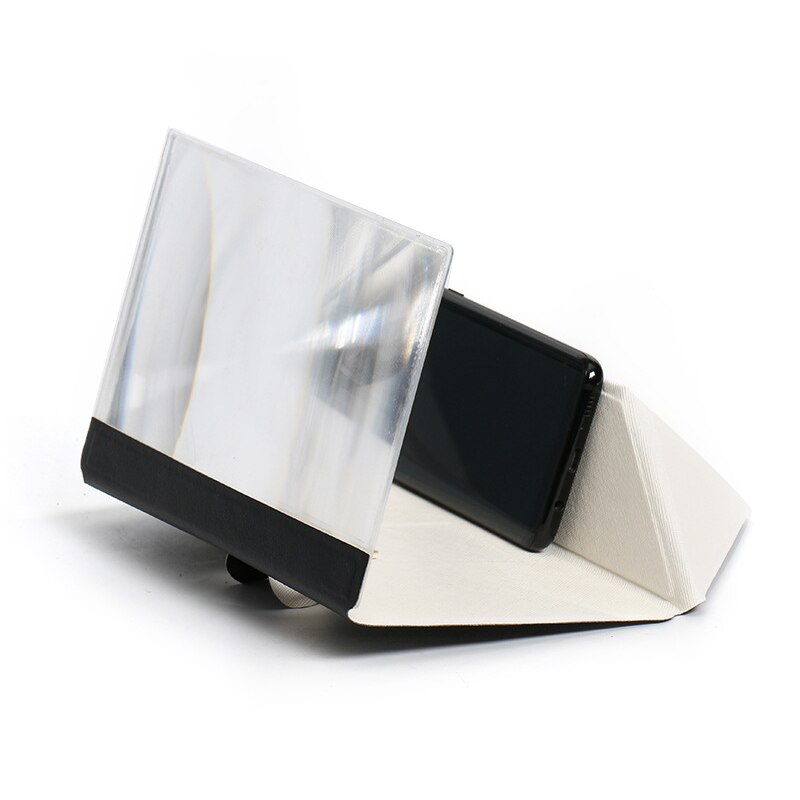 Universal- Vergrößert Bildschirm 3D HD Glas Lupe Klapp Tragbare Halterung ABS Schreibtisch Telefon Bildschirm Stehen Für praktisch