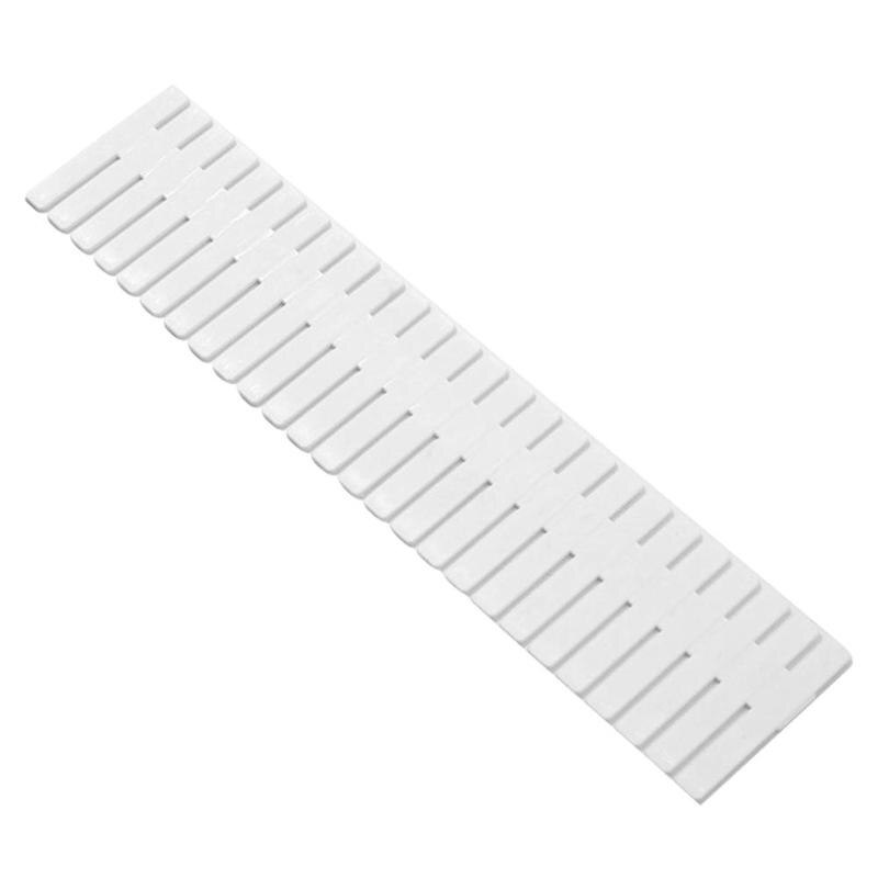 Bricolage tiroir diviseur ménage boîte de rangement panneau de séparation gain de place maison organisateur outils maquillage sous-vêtements organisateur tiroir: 4Pcs-White
