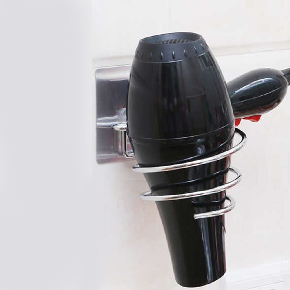 Stainless Steel Hair Dryer Holder - Blow Dryer Shelf Insert For Bathroom, Salon, Or Home Organization, Steel Color - View #4