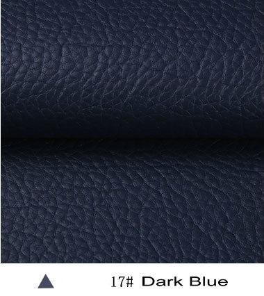 100 x 135cm 24 farver litchi pu læder stof for meter syntetisk kunstlæder stof til syning gør-det-selv taske sofa møbelmateriale: 17