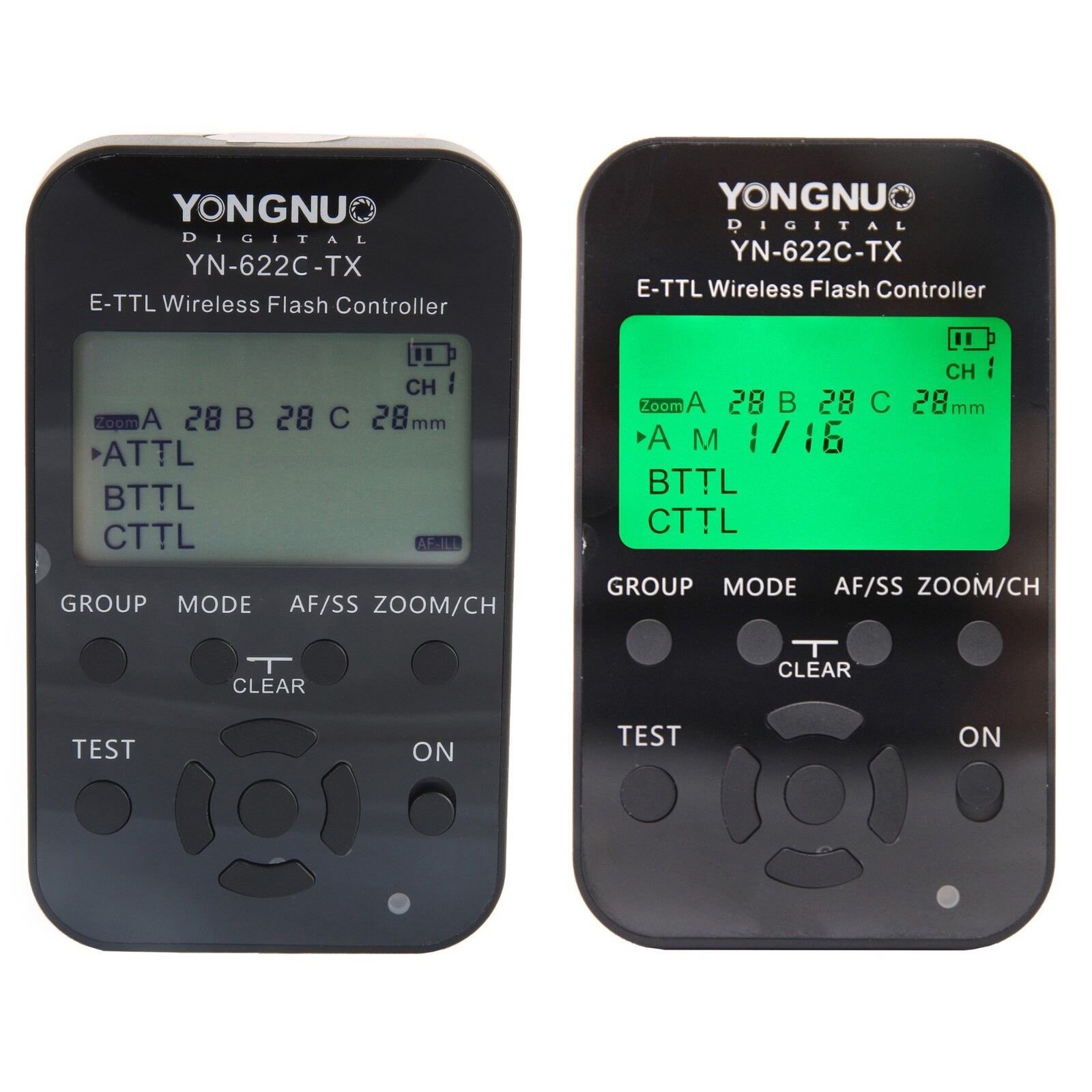 Hfes yongnuo yn -622c- tx, e-ttl trådløs flashcontroller til canon , yn622c- tx