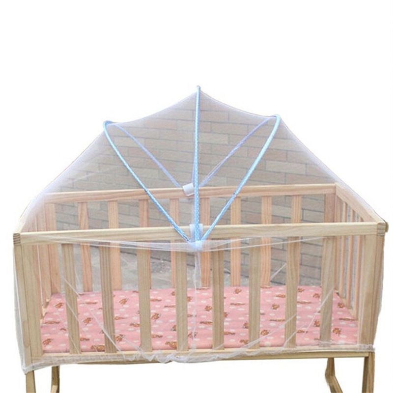 1 x Baby Cradle Bed Mosquito Nets Summer Baby Safe Arched Mosquitos Net, Ran Color: Default Title