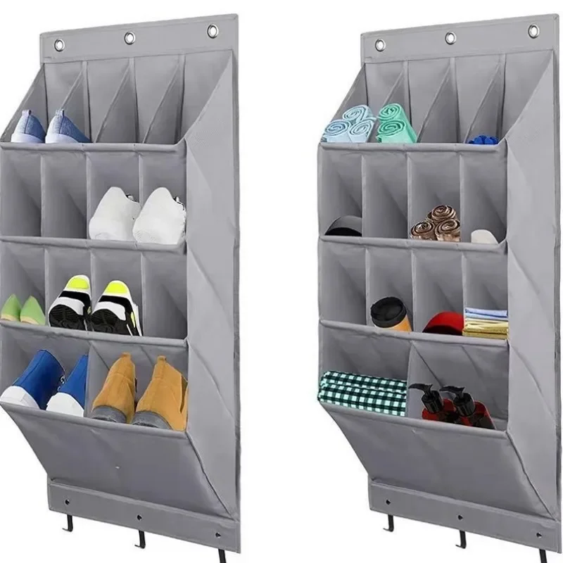 Deurschoenorganizer Hangend schoenenrek met 11/12 Pocket Rack Organizer Ruimtebesparend Wandgemonteerde Oxford-houder Garderobe-organizer