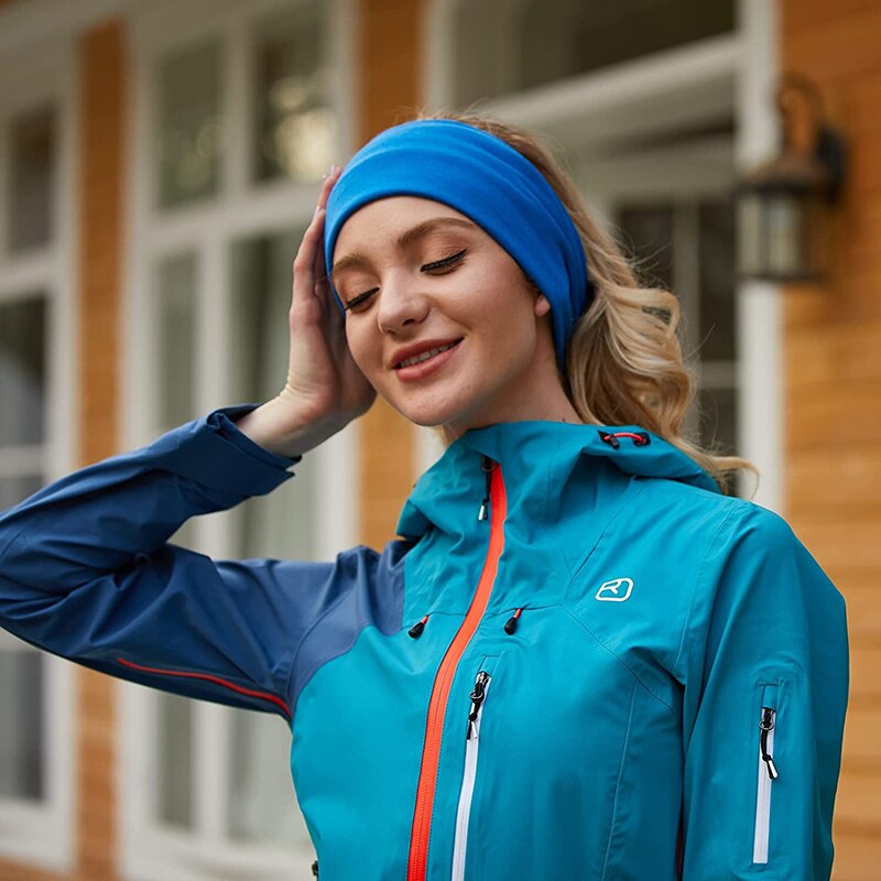 Adult 100% Merino Wool Neck Gaiter Ski Neck Scarf Men Women Bandana Merino 180G Scarf Wool Face Mask Headband Warm Ring Wrap