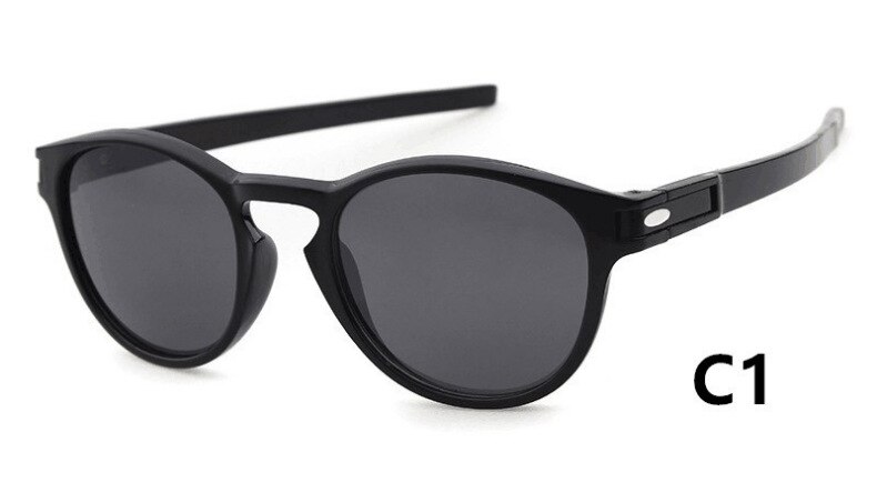 Klassiske vintage ovale solbriller mænd kvinder sportsbriller runde retro solbriller  uv400: C1