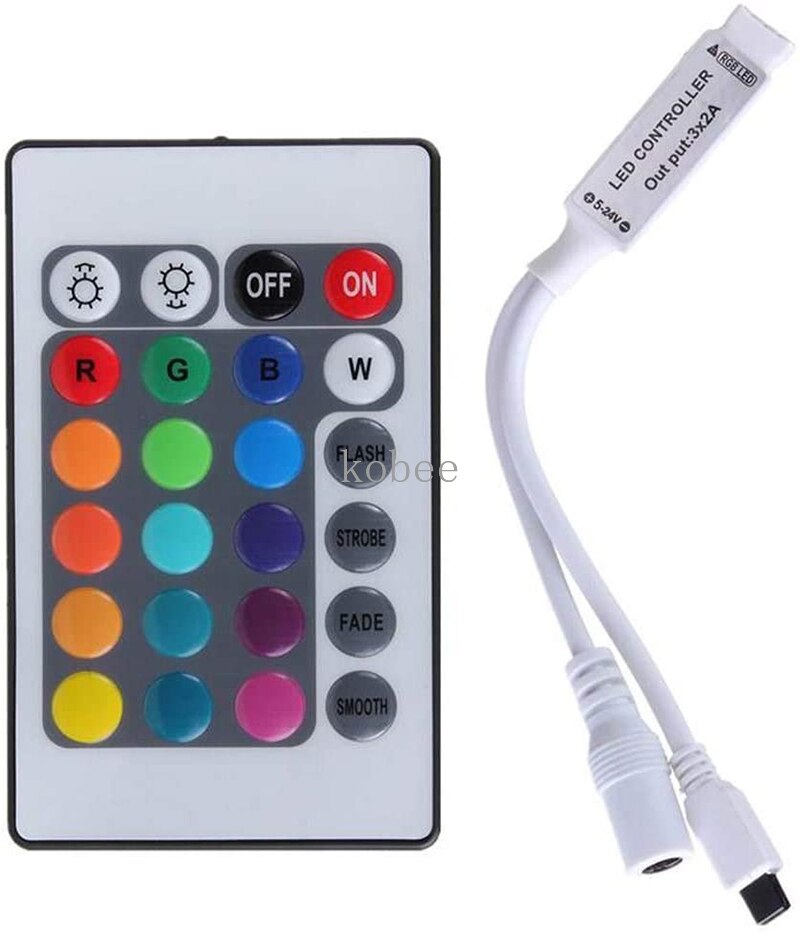 44 schlüssel 24 Tasten 17Schlüssel LED RGB Regler DC12V IR / RF Fernbedienung Regler für SMD 3528 5050 RGB LED Streifen Lichter