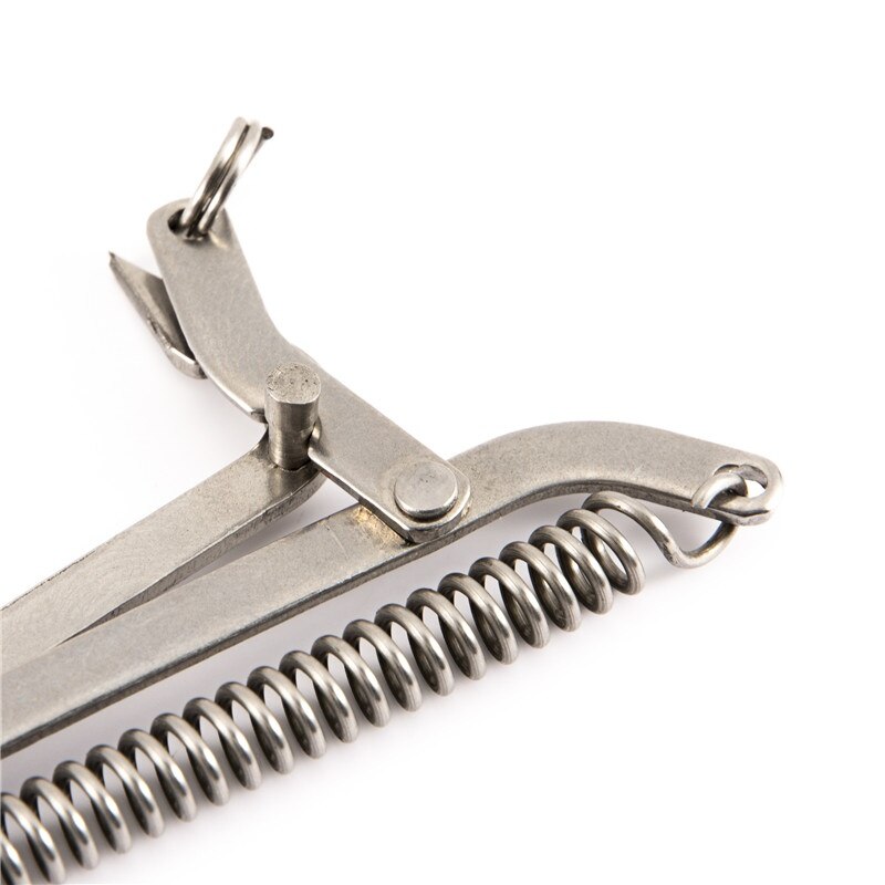 1pc Stainless Steel Crab Grabber Grabbing Tool Clamp Pike Trap Fishing Tackle Lures Catch Crab Accessories Outdoor fishing Tools