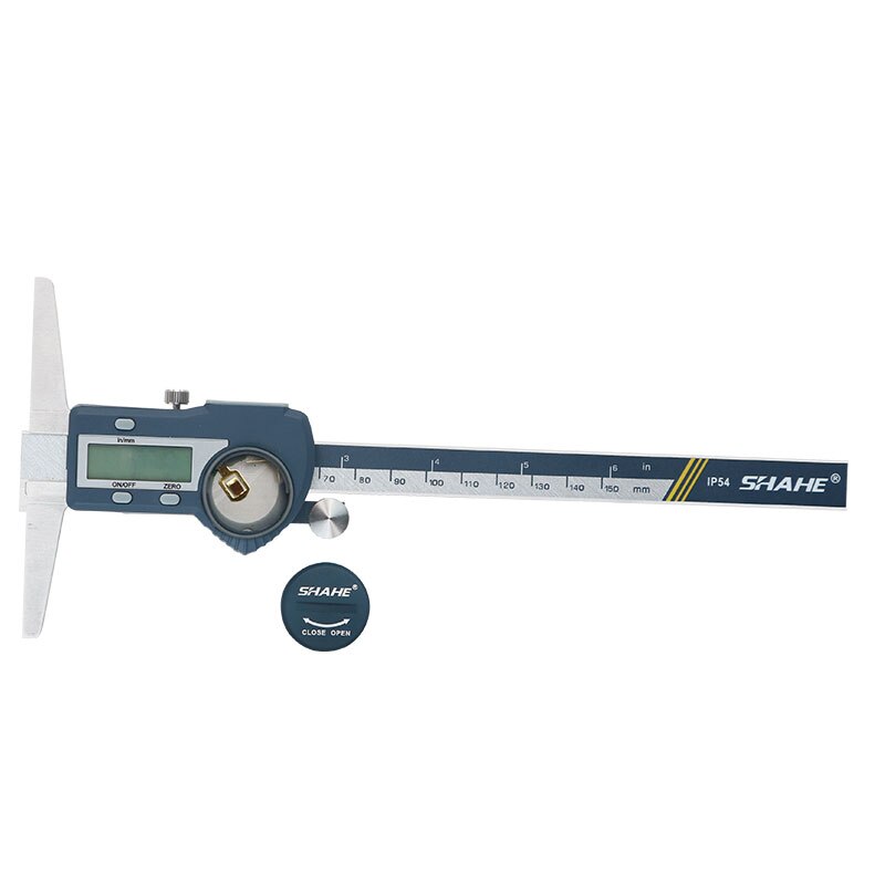 0-150mm single hook digital depth digital vernier caliper electronic caliper stainless paquimetro digital 150 mm