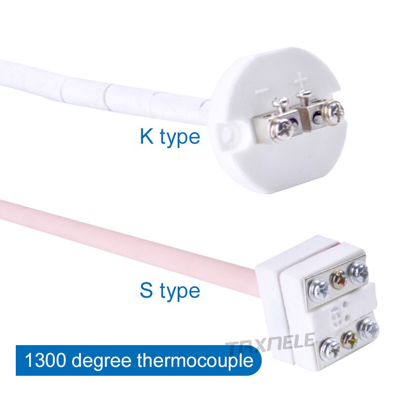 Høj temperatur termoelement k type s type temperaturføler til keramisk ovnovn 2372 fahrenheit 1300 grader