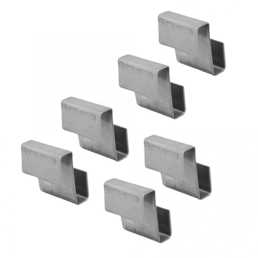 50 pcs Glas Klem Rvs Kas Overlap S Clips Duurzaam Glas Frame Bevestigingsklem