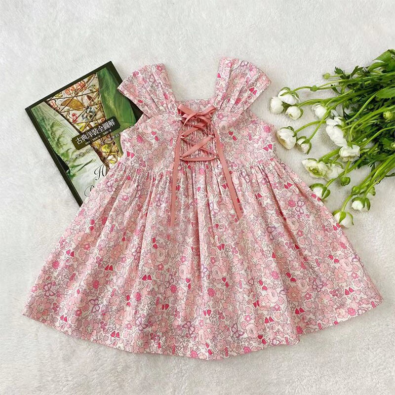 Skirt + Pants Set 2pcs Sewing Pattern For Kids Baby Summer Clothes DIY Mini Kraft Paper Cutting Drawing Template Girls Dress