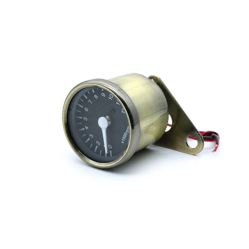 Tacómetro mecánico Universal, velocímetro para motocicleta Cruiser Cafe Racer CB