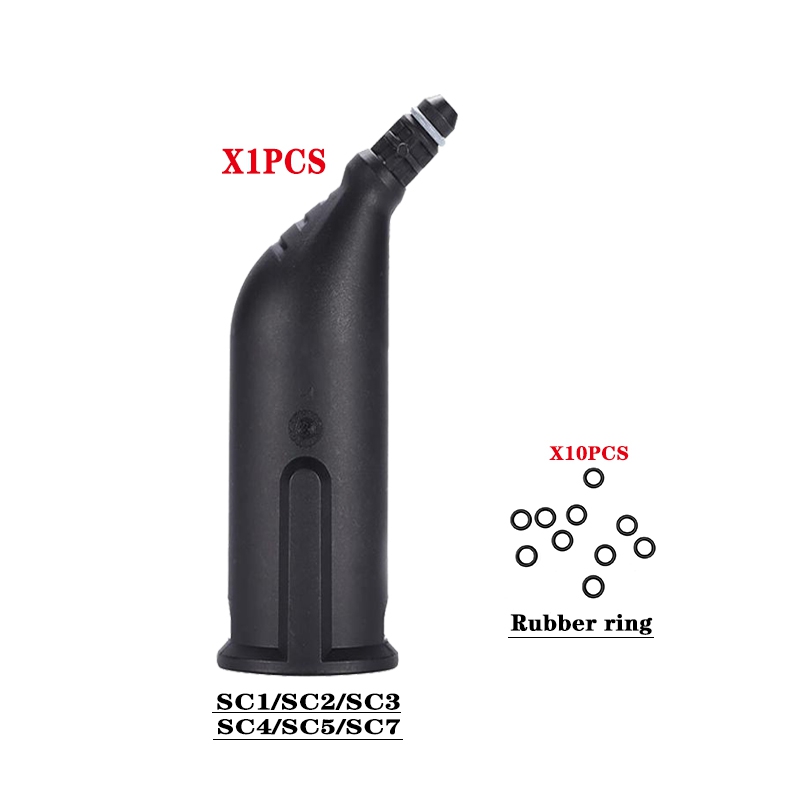 Voor Karcher Stoomstofzuiger SC2 SC3 SC7 CTK10 Krachtig mondstuk Reinigingsborstelkop Spiegel Gereedschapsborstel Reserveonderdelen Accessoires: Licht Geel