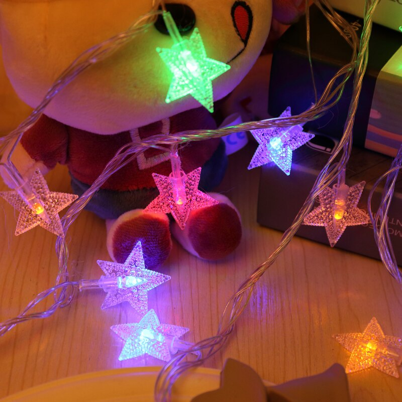 [] Elke Dag Speciale Aanbieding Led Ster Licht Lichten String Batterij Foto 'S Versieren De Kamer Versieren Decoratieve Verlichting