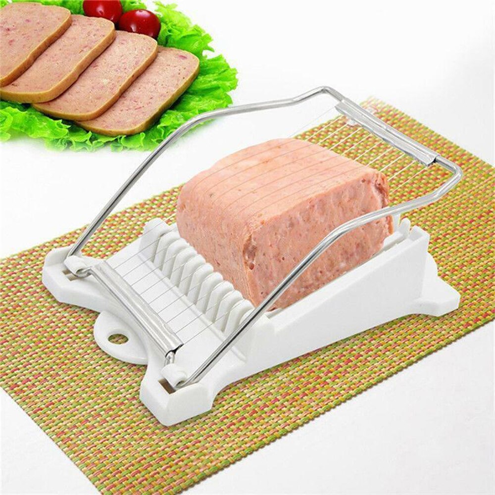 Fleisch Slicer Ei Slicer Cutter Edelstahl Schneiden Drähte Obst Ham Slicer Mehrzweck Slicer Küche Gadget