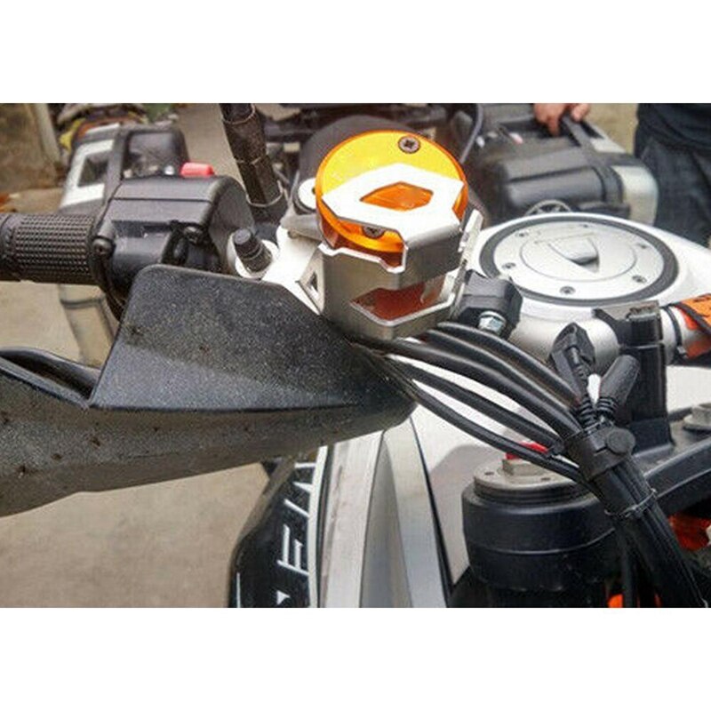 for KTM 1050 1190 1290 Super Adventure R Motorcycle Front Brake Pump Fluid Reservoir Guard Oil Cup Cover