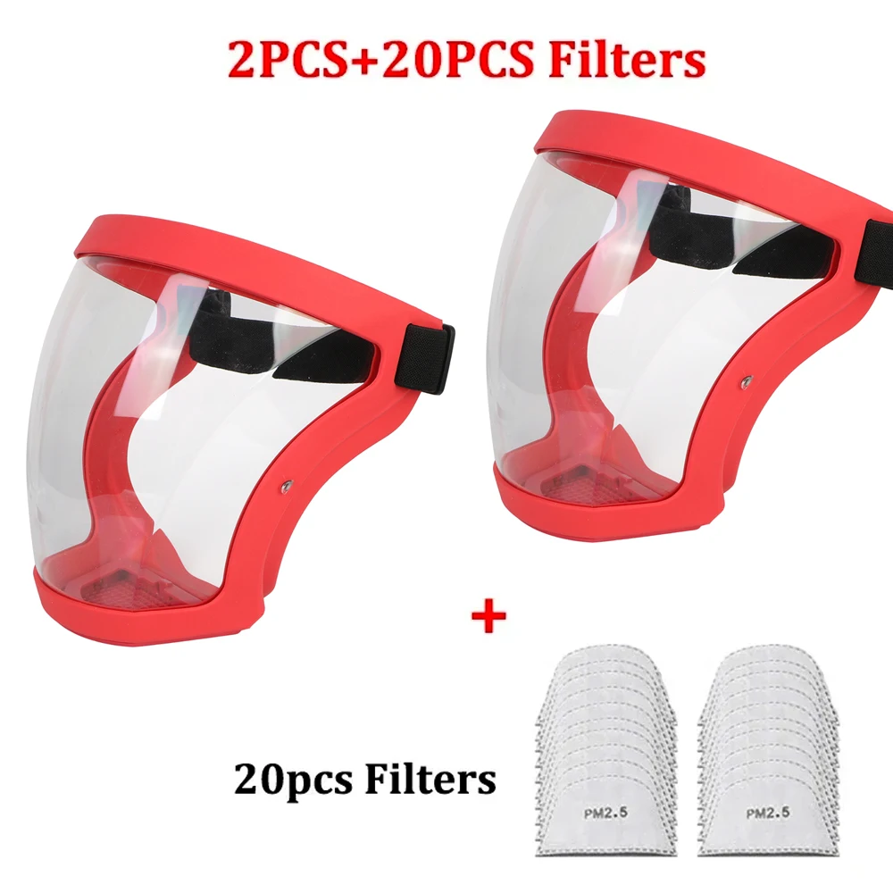 Masque de protection facial complet, tête transparente, couvercle de protection pour les yeux, lunettes, visières d'écran, Anti-poussière, coupe-vent, Anti-buée, outils de cuisine: Or