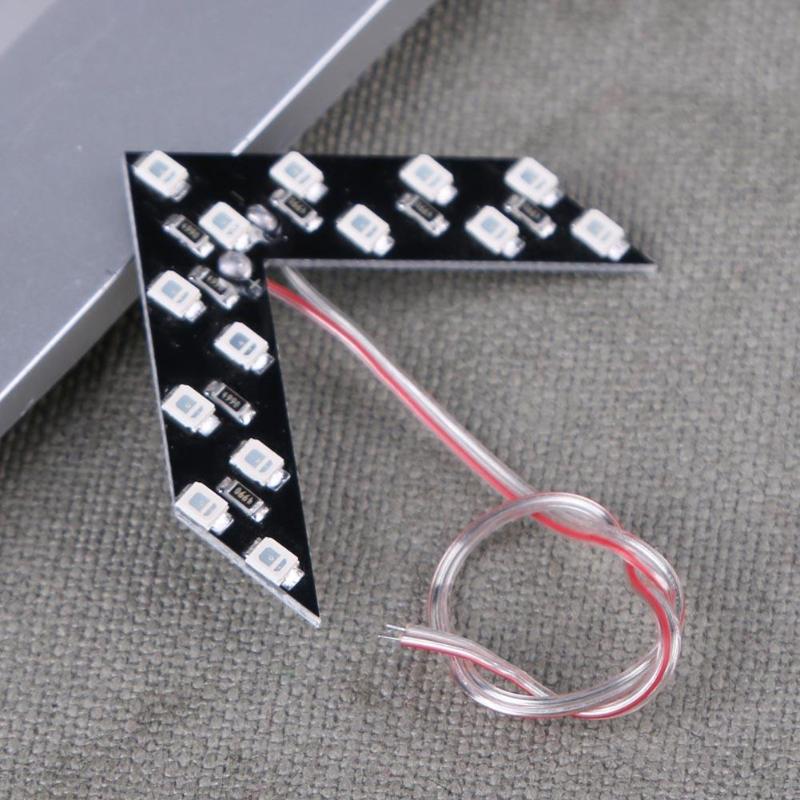 1pc LED Arrow Panels Cars Truck Rear Mirror Turn Signal Bright Indicator Light