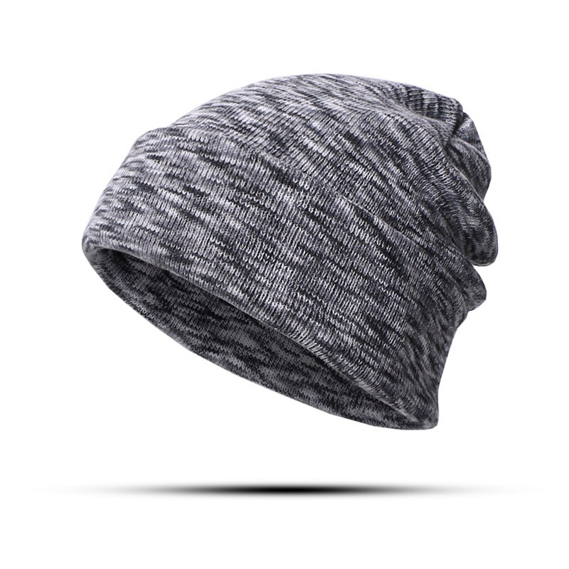 Winter Hat Scarf Gloves Set Solid Color Women Men Beanie Hats Warm Outdoor Knit Windproof Hat Hedging Cap With Lining Hats Bonet: Hat C