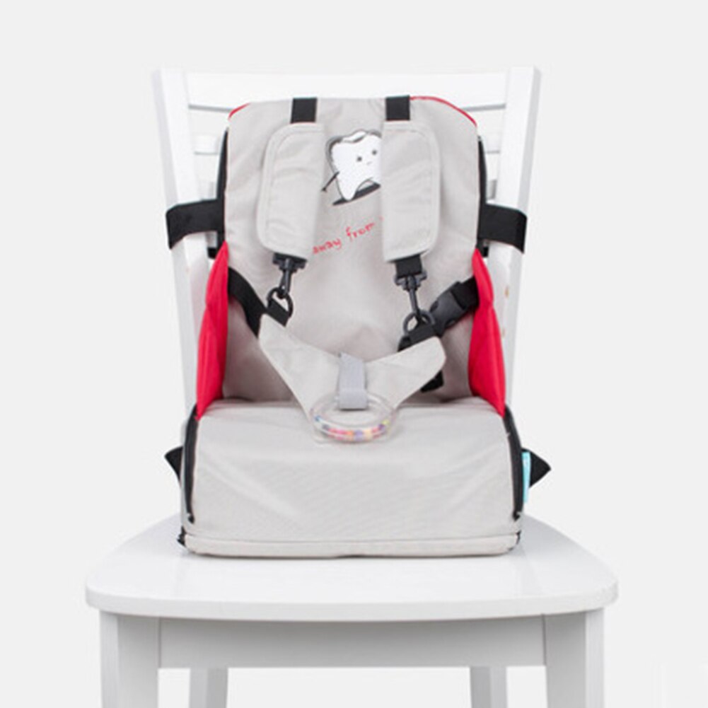 Høj stol baby fodring justerbar rem oxford klud børn selestole komfortable spædbarn spisning folde rejsestol