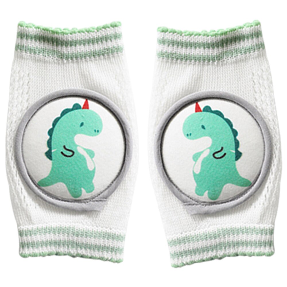 Genouillères de protection pour bébé, 1 paire de genouillères élastiques unisexes, en coton doux respirant, protège-genoux pour tout-petits, garçons et filles: Green