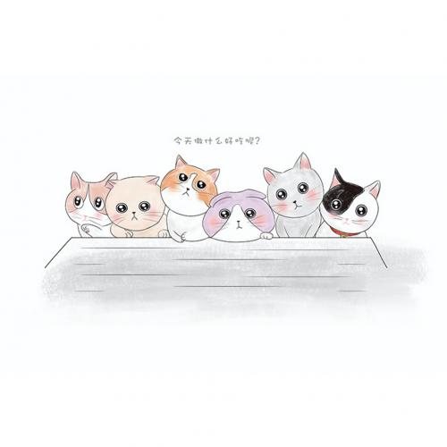 Anti-Olie Hittebestendige Leuke Kat Wandtegel Sticker Keuken Badkamer Decal Decor Aluminiumfolie Zelfklevend Papier tegel Sticker: Default Title