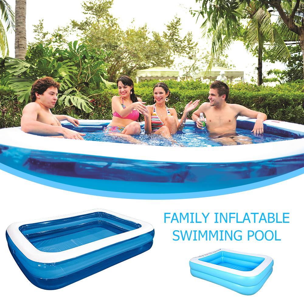 1.5m/1.2m enfants piscine gonflable Double couche solide bulle pour enfants jardin extérieur natation gonflable piscine partie