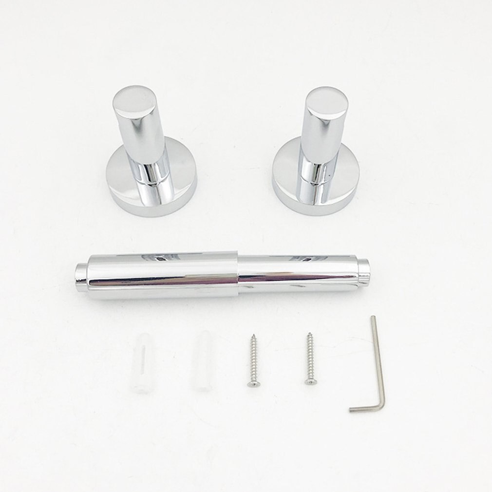 Hanging Paper Roll Holder Kitchen Towel Cupboard Door Rack Durable Stainless Steel Bathroom Toilet Paper Holder
