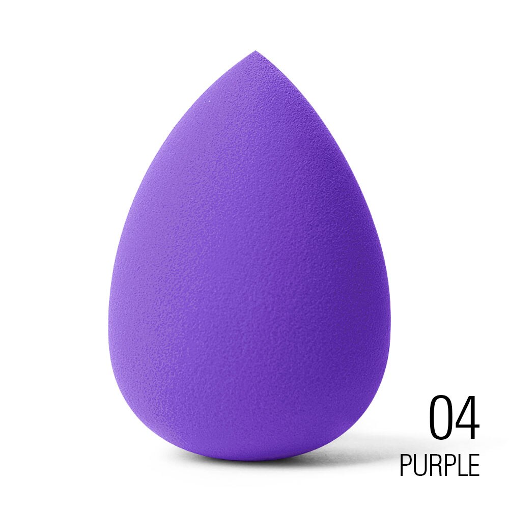 SACE LADY Sponge Makeup Water Foundation Blender Cosmetic Puff Face Powder Smooth Make Up Cosmetics Sponge Tools: 04 Purple