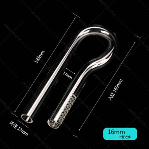 Mini nano Glas rohr lilie Jet zufluss abfluss violett Dreh Mini nano zufluss abfluss ADA Aquarium Filter zubehör: Jet Zufluss 17mm