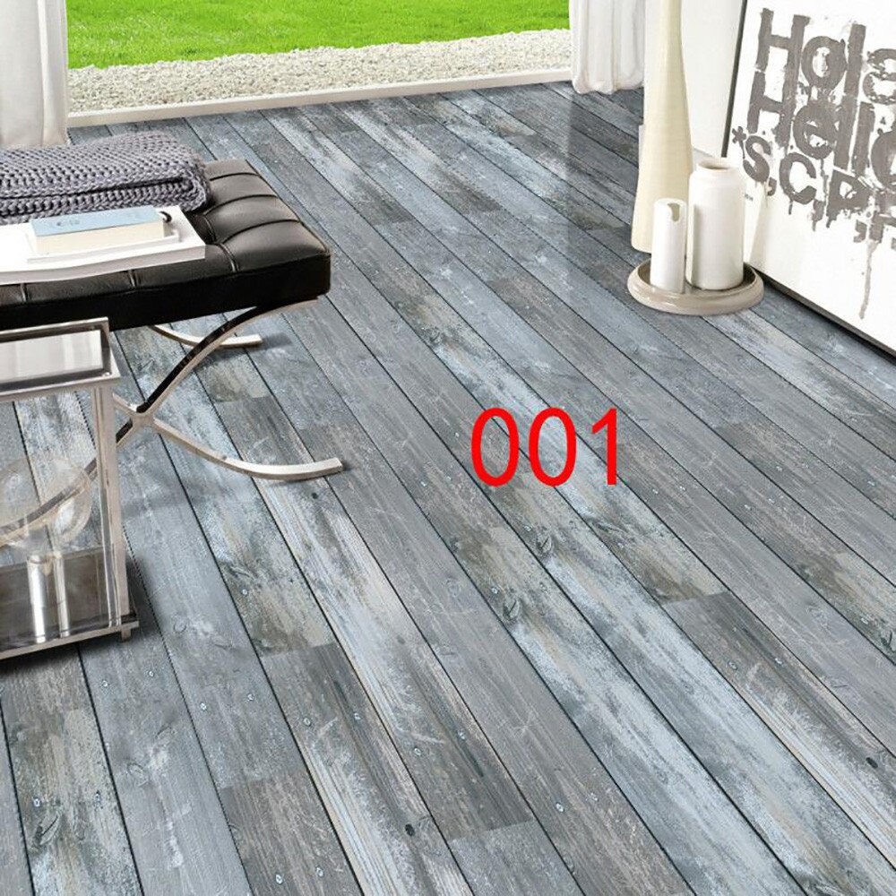 20X50 Cm Simulatie 3d Houten Vloer Stickers Stickers Stickers Tegel Art Floor Muurstickers Stickers Diy Keuken Badkamer decoratie: A